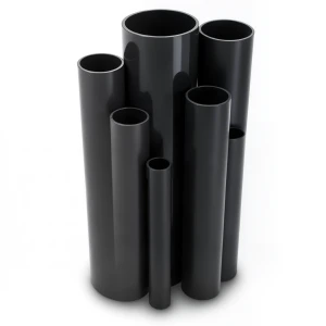 UPVC Pipes 16 Bar Pressure 125 mm Diameter 9.3 mm Thickness Black
