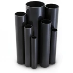 مواسير UPVC ضغط 16 بار قطر خارجي 125 مم سمك 9.3 مم لون اسود