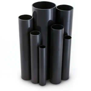 UPVC Pipes 16 Bar Pressure 125 mm Diameter 9.3 mm Thickness Black