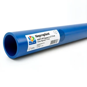 مواسير HDPE نيبروبلاست PE 80 ضغط 3.2 بار قطر خارجي 315 مم سمك 7.7 مم لون أزرق | نيبروبلاست
