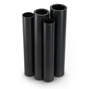 أنابيب HDPE الراجحي PE 80 ضغط 10 بار قطر 315 مم سمك 23.2 مم أسود