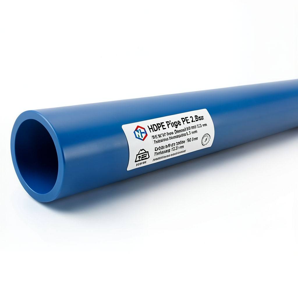 مواسير HDPE PE 80 ضغط 3.2 بار قطر خارجي 500 مم سمك 12.3 مم أزرق | نيبروبلاست