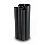HDPE Pipes PE 80 Pressure 10 Bar Outside Diameter 560 mm Thickness 41.2 mm Black