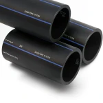 SPS HDPE Pipes PE 100 Pressure 10 Bar Outside Diameter 90 mm Thickness 5.4 mm Black | Saudi Pipes Systems (SPS)