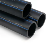 SPS HDPE Pipes PE 100 Pressure 16 Bar Outside Diameter 90 mm Thickness 8.2 mm Black | Saudi Pipes Systems (SPS)