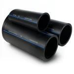 SPS HDPE Pipes PE 100 Pressure 6 Bar Outside Diameter 110 mm Thickness 4.2 mm Black | Saudi Pipes Systems (SPS)