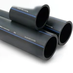 SPS HDPE Pipes PE 100 Pressure 16 Bar Outside Diameter 110 mm Thickness 10 mm Black | Saudi Pipes Systems (SPS)
