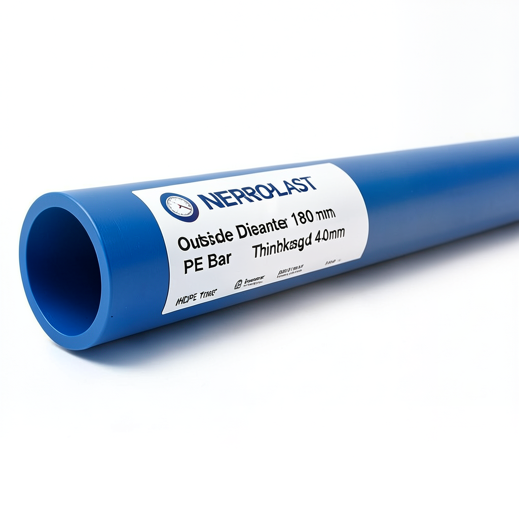 HDPE Pipes PE 80 Pressure 3.2 Bar Outside Diameter 180 mm Thickness 4.4 mm Blue | NEPROPLAST