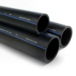 SPS HDPE Pipes PE 100 Pressure 16 Bar Outside Diameter 110 mm Thickness 10 mm Black | Saudi Pipes Systems (SPS)