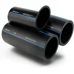 SPS HDPE Pipes PE 100 Pressure 16 Bar Outside Diameter 125 mm Thickness 11.4 mm Black | Saudi Pipes Systems (SPS)