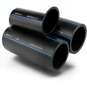 SPS HDPE Pipes PE 100 Pressure 16 Bar Outside Diameter 125 mm Thickness 11.4 mm Black | Saudi Pipes Systems (SPS)