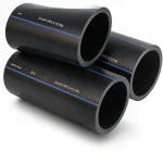SPS HDPE Pipe PE 100 Pressure 6 Bar Outside Diameter 140 mm Thickness 5.4 mm Black Color | Saudi Pipes Systems (SPS)