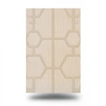 Geometric Wall Covering Length 10 m Beige Color, Model Z80030