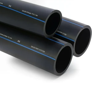 SPS HDPE Pipes PE 100 Pressure 16 Bar Outside Diameter 140 mm Thickness 12.7 mm Black | Saudi Pipes Systems (SPS)