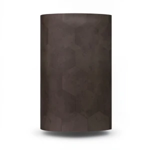 Italian Wallpaper Dark Brown Geometric Design, Roll Length 10 m
