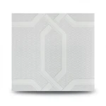 Italian Wallpaper 10m x 0.53m Pale Grey, Model 21103
