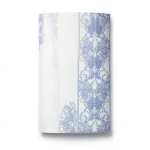 Italian Wallpaper Off White With Blue Striped Design, Size 10mx0.70m, Model 15076