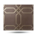 Italian Wallpaper 10m x 0.53m Brown, Model 21106