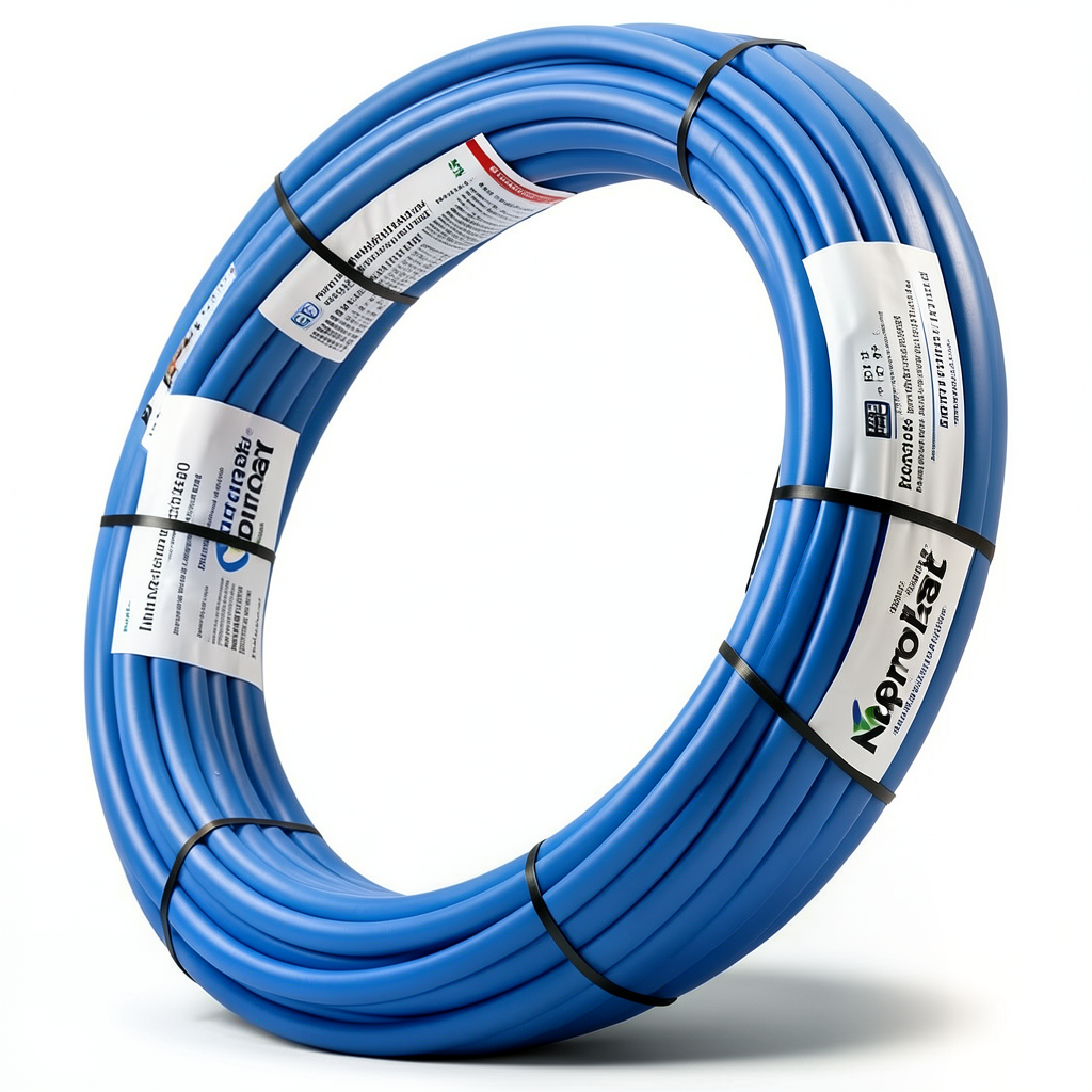Neproplast HDPE Pipes PE 80 Pressure 3.2 Bar Outside Diameter 125 mm Thickness 3.1 mm Blue | NEPROPLAST