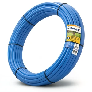 أنابيب HDPE نيبروبلاست PE 100 ضغط 4 بار قطر خارجي 63 مم سمك 1.8 مم لون ازرق | نيبروبلاست