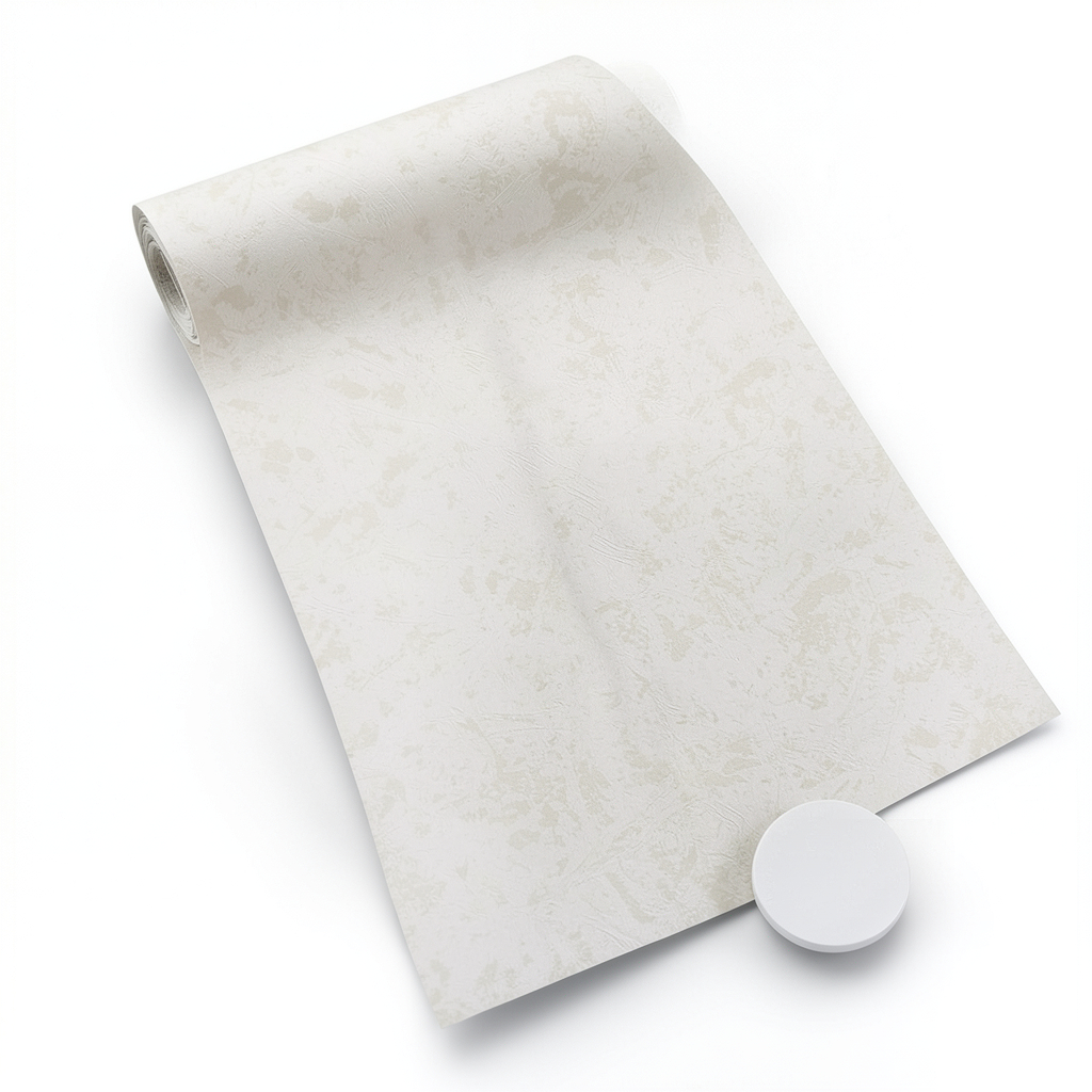 Patterned Wallpaper Length 10 m Light Beige Color, Model Z80020