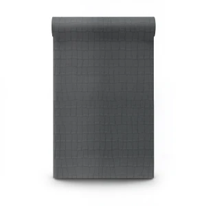 Italian Wall Covering Patterned Design Dark Grey, Roll Length 10m
