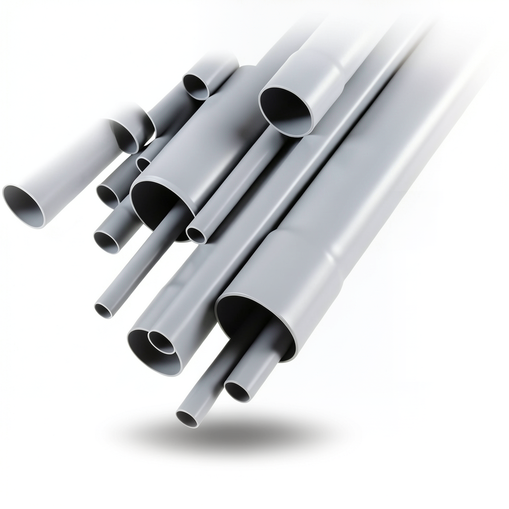 UPVC Pipes Outside Diameter 125 mm Thickness 2.5 mm Gray, Weight 1.481 kg/m