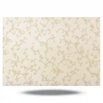Pattern wall covering beige color, length 10m, width 1.06m, model 81946