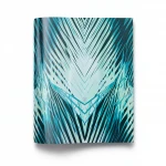 Italian Wallpaper Turquoise Color Patterned Design, Size 10mx0.70m, Model rc17001
