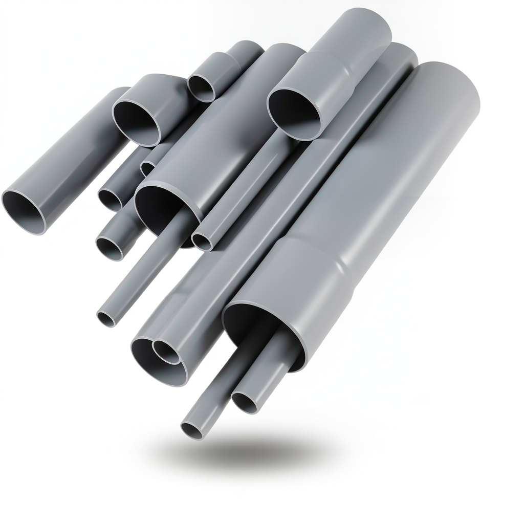 UPVC Pipes 1½ Inch Thickness 1.9 mm Gray Color