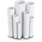 مواسير UPVC ضغط 2.5 بار قطر خارجي 140 مم سمك 1.8 مم لون أبيض
