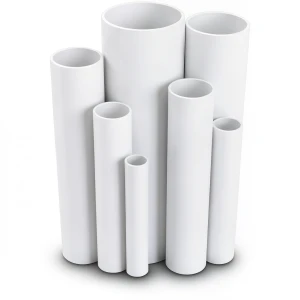 مواسير UPVC ضغط 2.5 بار قطر خارجي 140 مم سمك 1.8 مم لون أبيض