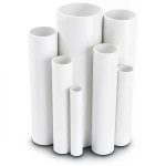 مواسير UPVC ضغط 2.5 بار قطر خارجي 140 مم سمك 1.8 مم لون أبيض