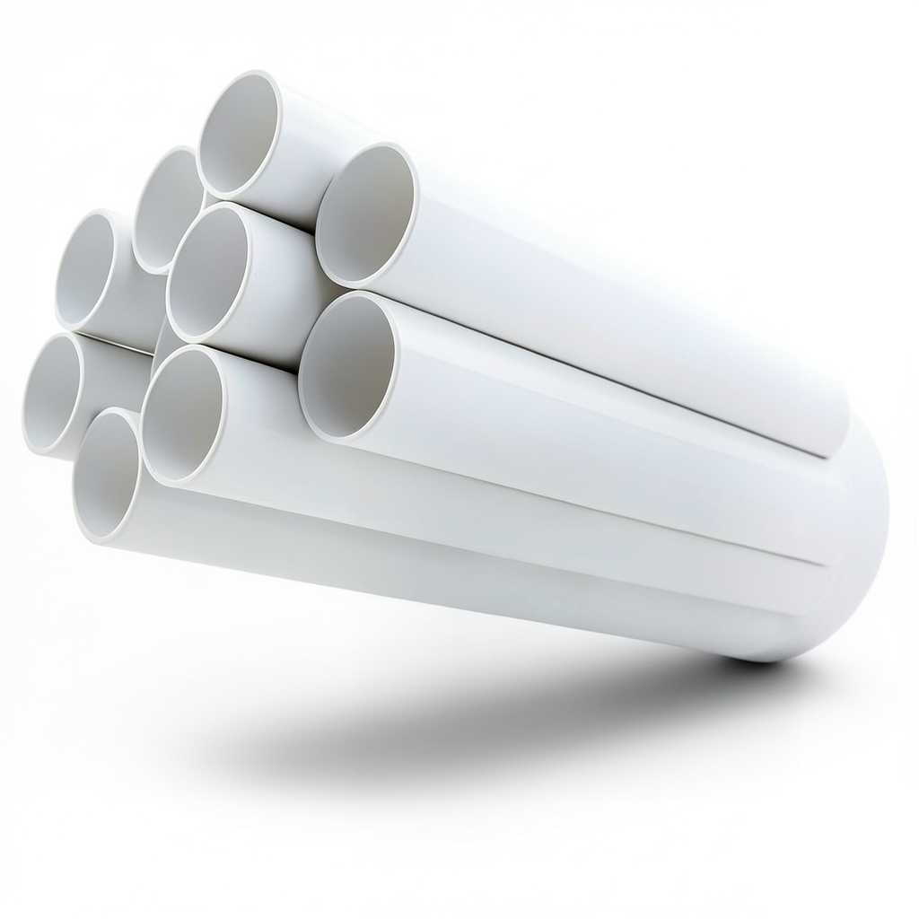مواسير UPVC مقاس ¼ 1 إنش سمك 3.56 مم لون أبيض
