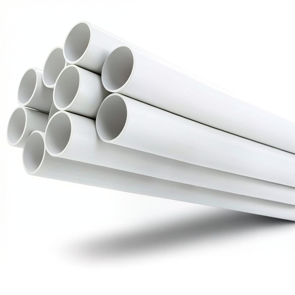 UPVC Pipes 1½ Inch Thickness 3.68 mm White Color