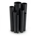 مواسير UPVC ضغط 2.5 بار قطر خارجي 140 مم سمك 1.8 مم لون اسود