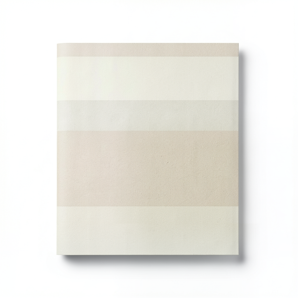 Italian Wallpaper Striped Design 10mx0.70m Light Beige