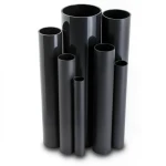 مواسير UPVC ضغط 2.5 بار قطر خارجي 140 مم سمك 1.8 مم لون اسود