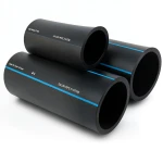 SPS HDPE Pipes PE 100 Pressure 10 Bar Outside Diameter 160 mm Thickness 9.5 mm Black | Saudi Pipes Systems (SPS)