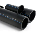 SPS HDPE Pipes PE 100 Pressure 6 Bar Outside Diameter 160 mm Thickness 6.2 mm Black | Saudi Pipes Systems (SPS)