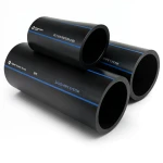 SPS HDPE Pipes PE 100 Pressure 16 Bar Outside Diameter 160 mm Thickness 14.6 mm Black | Saudi Pipes Systems (SPS)