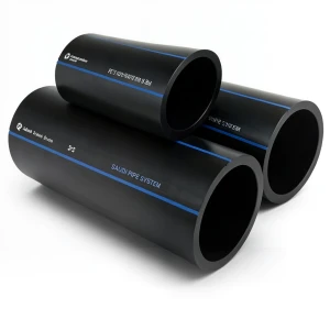 أنابيب HDPE السعودي PE 100 ضغط 16 بار قطر خارجي 160 مم سمك 14.6 مم لون أسود | مصنع أنظمة الانابيب السعودي (SPS)