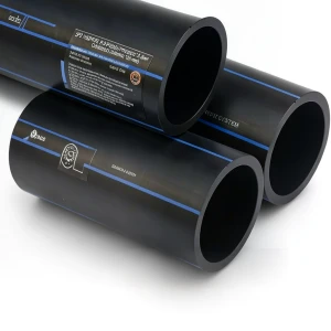 أنابيب HDPE السعودي PE 100 ضغط 6 بار قطر خارجي 180 مم سمك 6.9 مم لون اسود | مصنع أنظمة الانابيب السعودي (SPS)