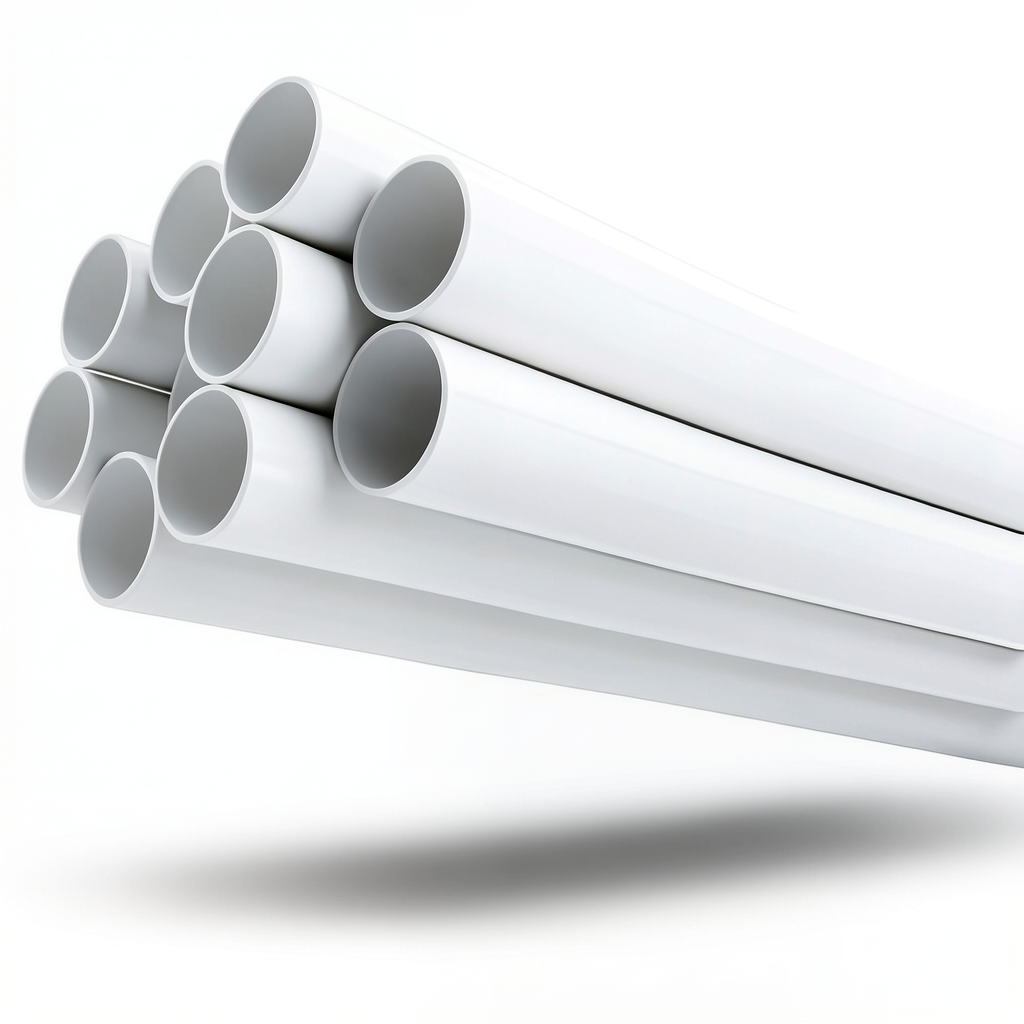 مواسير UPVC مقاس ¼ 1 إنش سمك 3.56 مم لون أبيض