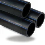 SPS HDPE Pipes PE 100 Pressure 6 Bar Outside Diameter 200 mm Thickness 7.7 mm Black | Saudi Pipes Systems (SPS)