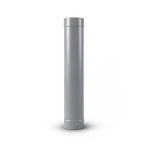أنابيب UPVC قطر خارجي 125 مم سمك 2.5 مم وزن 1.481 كجم/م رمادي