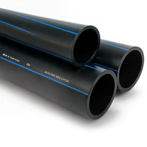 أنابيب HDPE PE 100 ضغط 6 بار قطر خارجي 200 مم سمك 7.7 مم لون أسود | مصنع أنظمة الانابيب السعودي (SPS)
