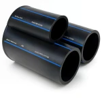 SPS HDPE Pipes PE 100 Pressure 10 Bar Outside Diameter 200 mm Thickness 11.9 mm Black | Saudi Pipes Systems (SPS)