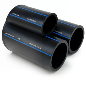 أنابيب HDPE PE 100 ضغط 10 بار قطر خارجي 200 مم سمك 11.9 مم لون أسود | مصنع أنظمة الانابيب السعودي (SPS)