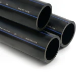 SPS HDPE Pipes PE 100 Pressure 6 Bar Outside Diameter 225 mm Thickness 8.6 mm Black | Saudi Pipes Systems (SPS)